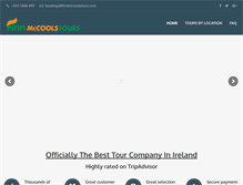 Tablet Screenshot of finnmccoolstours.com